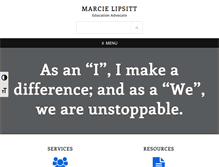 Tablet Screenshot of marcielipsitt.com
